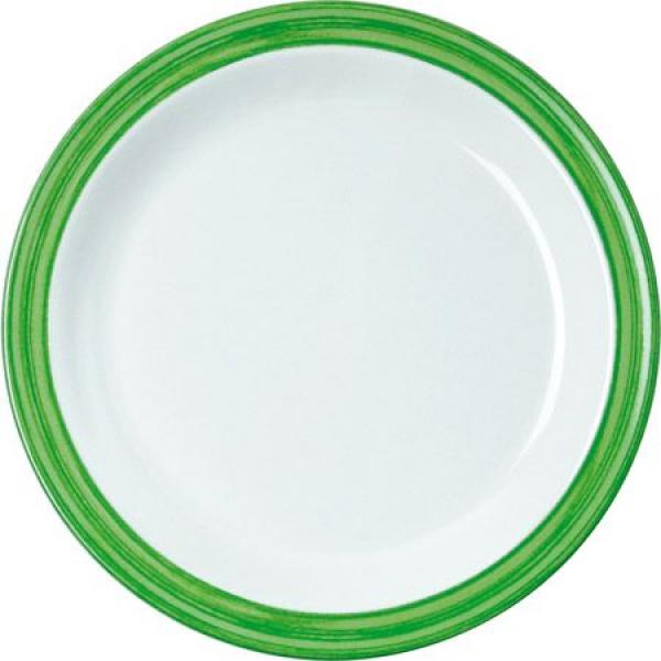 dessertteller-19-5cm-bistro-melamin-green